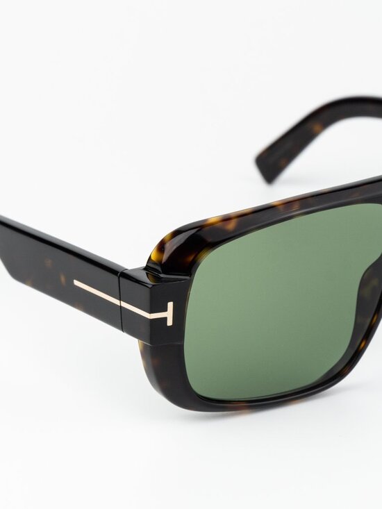Tom Ford TURNER Women Sunglasses Havana Green Pilot FT1101 52N NEW AUTHENTIC main image 5